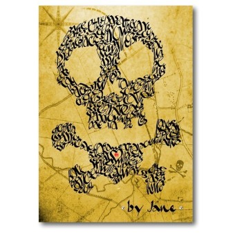 Skull & Crossbones - Treasure Map