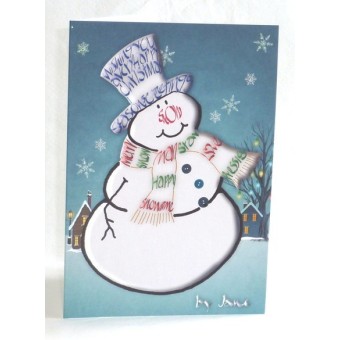 Snowman - Christmas Card 2