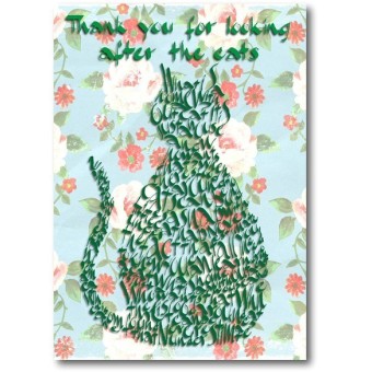 Merci pour s'occuper des les chats