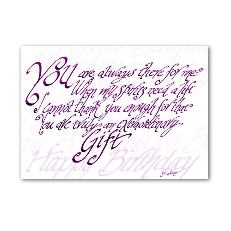 Vous êtes un vrai cadeau