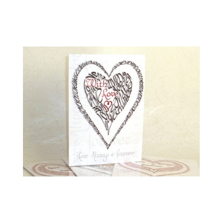 Valentinstag mit Liebe - rot & schwarz