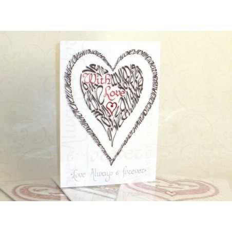 Valentijn met liefde - rood en zwart