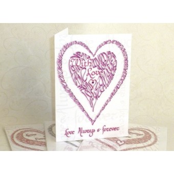 Valentine avec amour - rose 2