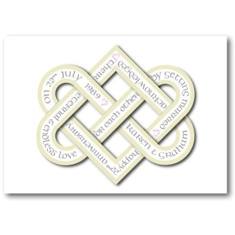 Hochzeitstagskarte - personalisiert