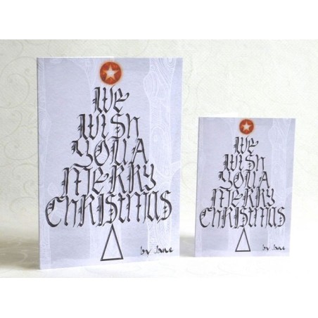 Wensboom - kerstkaart