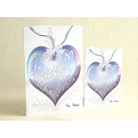 Joulukoriste - Kalligrafiakortti