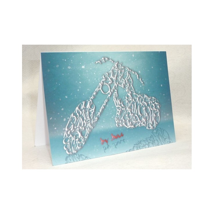 Carte de Noël Chopper