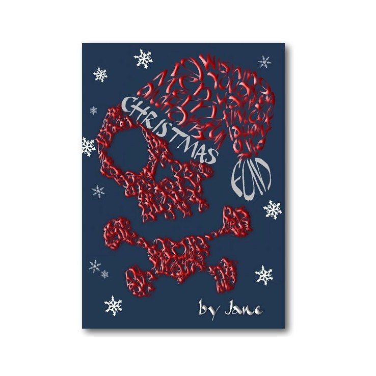 Kranium, krydsben og hat - jul