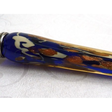 Gold Leaf Glass Calligraphy Pen & Ink