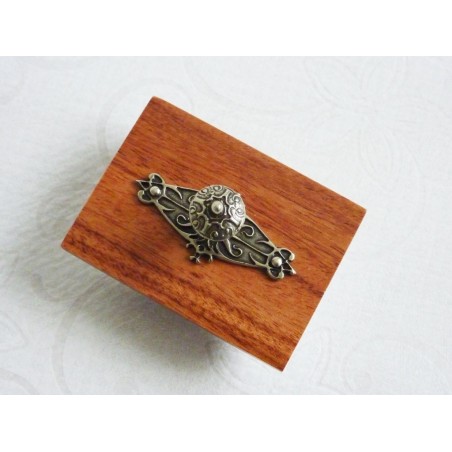 Italiensk træblæk blotter af Bortoletti med Bronze Frieze