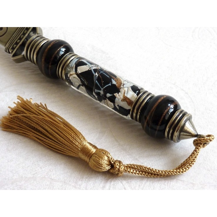 Tagliacarte in alpaca e vetro