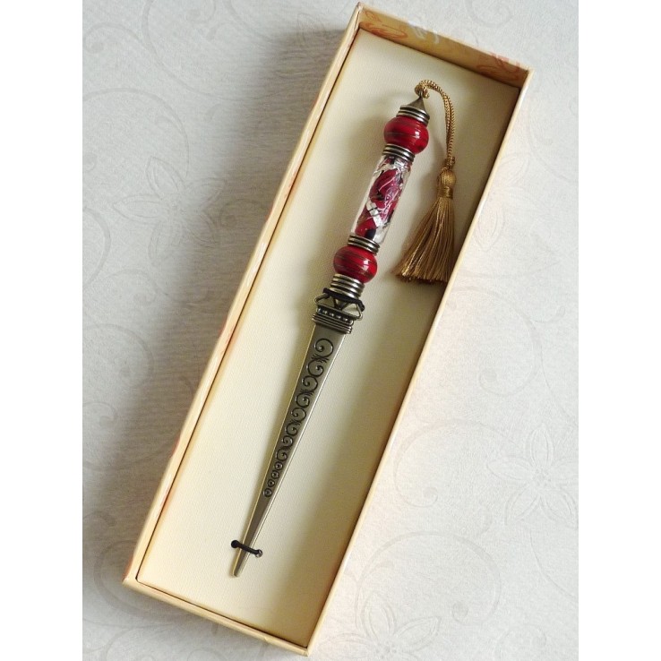 Alpaca Glass Letter Opener