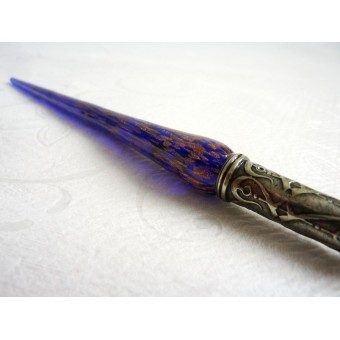 Kobber og glas kalligrafi pen 2