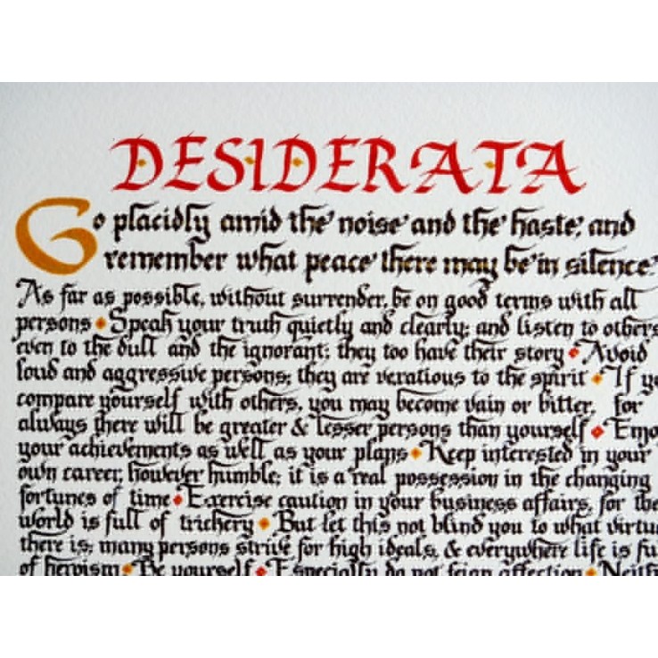 Desiderata