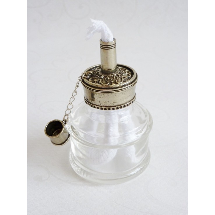 Round alcohol burner for melting sealing wax by Bortoletti