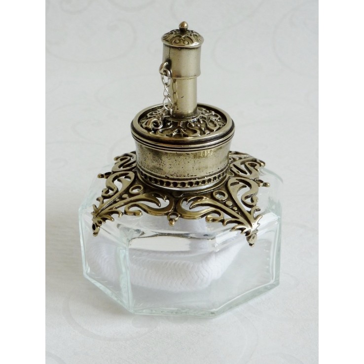 octagonal alcohol burner for melting sealing wax by Bortoletti