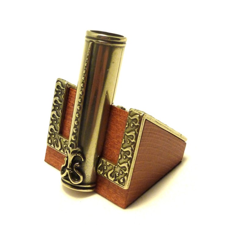 Wood and Alpaca Pen Holder