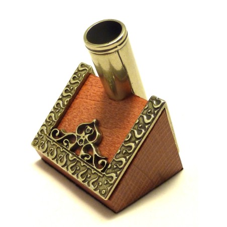 Wood and Alpaca Pen Holder