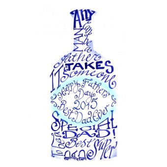 Bedste far farens dag kort af Calligraphy Arts