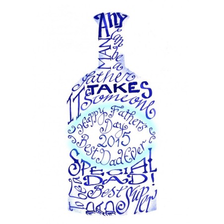 Bedste far farens dag kort af Calligraphy Arts
