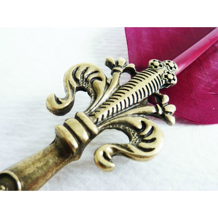 Set di penna e inchiostro Fleur De Lys - Borgogna