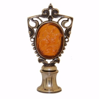 Saint George cameo was zegel set