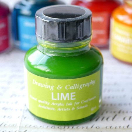 Tinta acrílica Verde lima