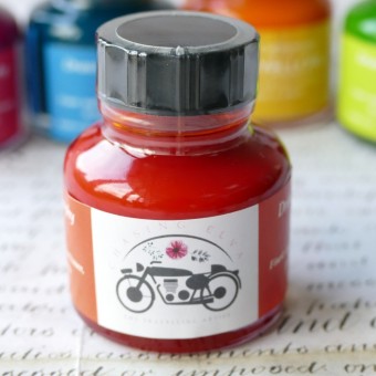 Tinta acrílica naranja 2