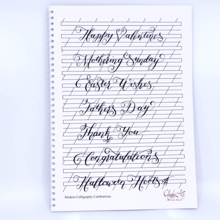 Moderne kalligrafi-pjece