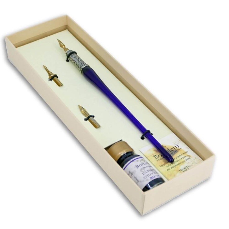 Stylo de calligraphie en verre - 9 couleurs