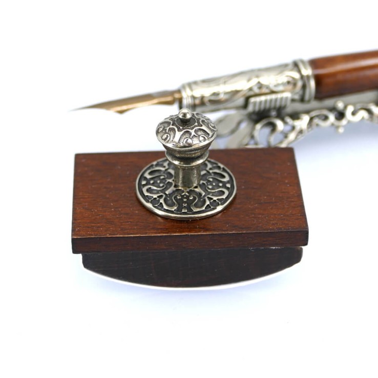 Bortoletti Steno set with signature drier and antique nibs