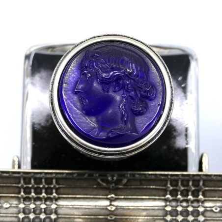 Conjunto de pluma de madera con tinta Cagliostro y secuestro de firma