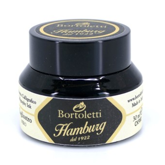 Bortoletti Black CagliosTro Kalligraphie-Tinte 30ml-Flasche