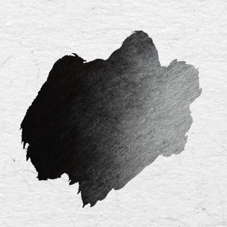 Zwarte inktstaal tonen Bortoletti CAGLIOSTRO-kleur