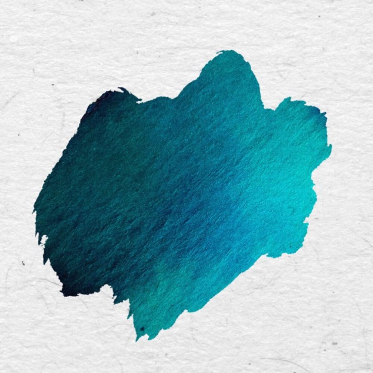 Turquoise Sophia Calligraphy Ink Color Swatch