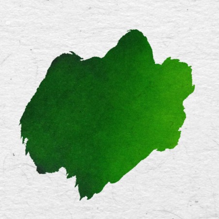 Vivaldi verde caligrafía tinta color muestra