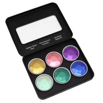 Coliro "Bling" Pearlcolor set en caja de metal 2
