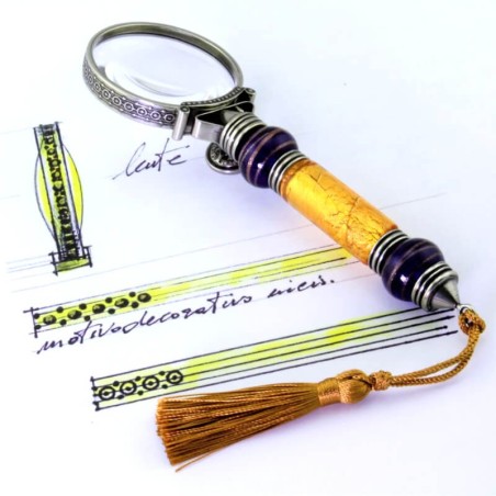 Vergrootglas - bladgoud - Casanova