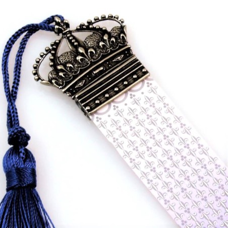 Bortoletti Fleur-de-Lis Crown Bookmark Gros plan