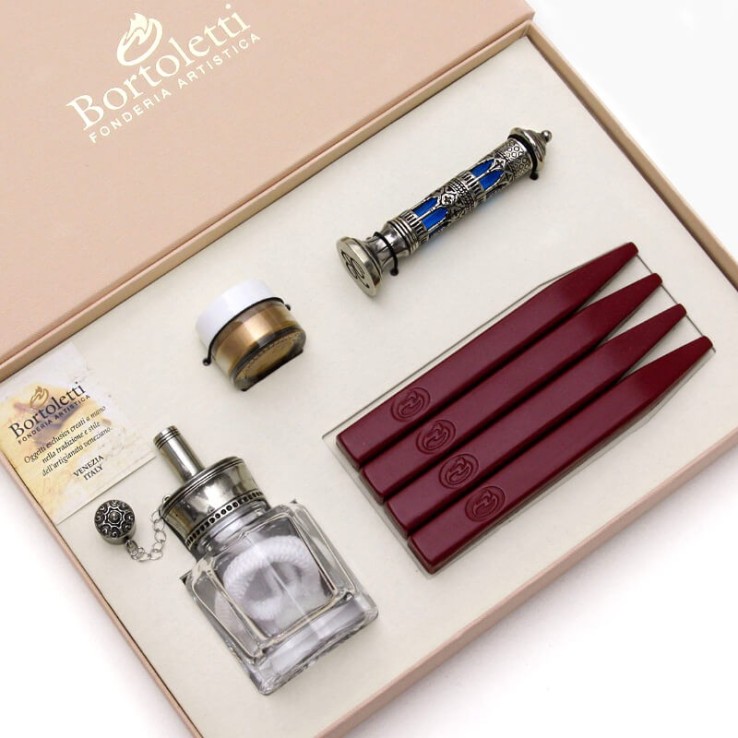 Bortoletti CA 'D'ORO Wedding Wax Seal Set i Præsentationsboks