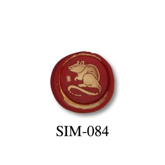 Bortoletti mouse Chinese zodiac wax seal stamp