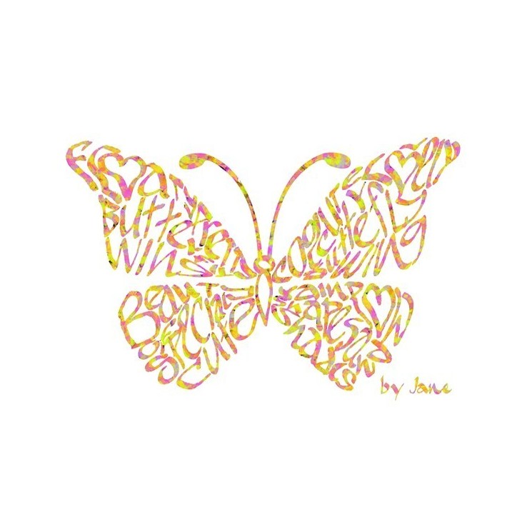 Confetti Butterfly Card