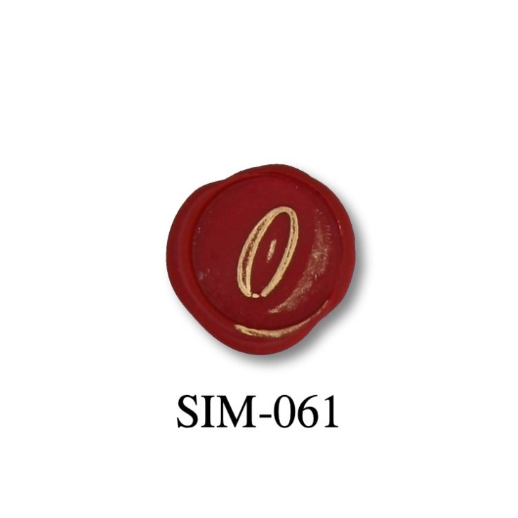 Bortoletti 22 mm Wachssiegelstempel - Nummer 0