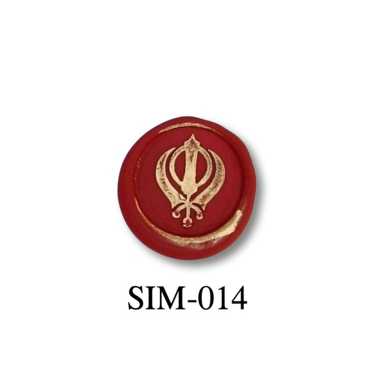 Bortoletti Khanda 22 mm Wax Seal-stempel