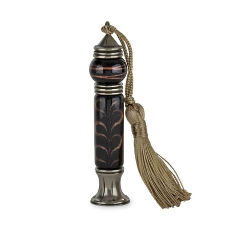 Black Milani Murano Glass Glass Seal By Bortoletti