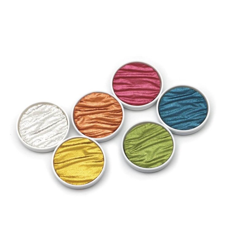 Coliro "Candy" Perlcolor set montrant les six perles de la boîte hors de la boîte