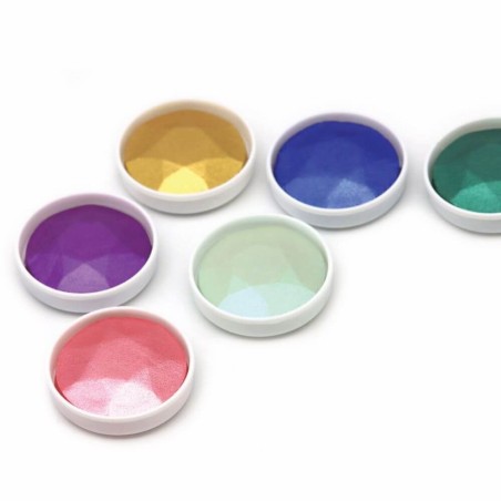 Coliro "Bling" Perlcolor set montrant les six perles de la boîte hors de la boîte