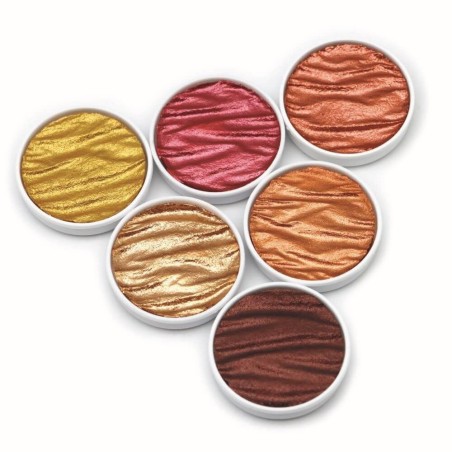 Coliro PearlColor Set - Aarde - 6 metallic aquarellen