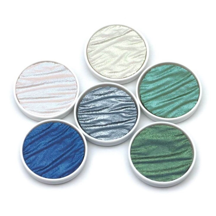 Kaufen Sie Ocean Set - 6 Coliro Pearlcolors in der Metallkiste