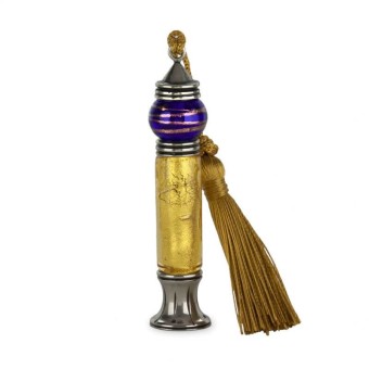 Bortoletti Guarnizione di cera in vetro di Casanova Murano con foglia oro 24CT